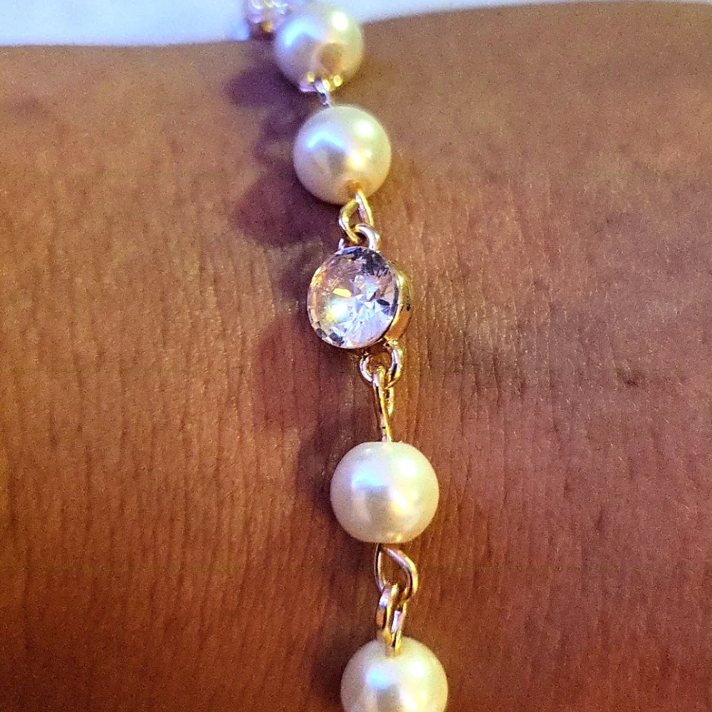 Anne Klein Gold and Pearl Bracelet - Picture 4 of 5